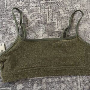 Aerie Olive Green Bikini Top/Bralette